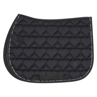Tapis Poney Imperméable LEAFOREST 1200D - Taille 122 Cm, Bleu Noir, Sans Rembourrage, Lavable Machine