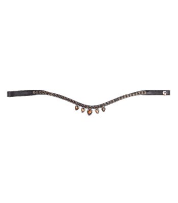 Frontal DIADEM strass ambré