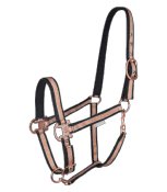 Licol de transport mouton rose gold