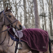 Couvre rein polaire épais Kentucky bordeaux