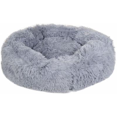 Coussin pour chien Fluffy XL/100cm de diamètre gris clair