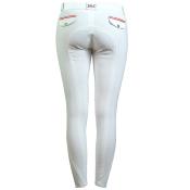Pantalon Cayenne Blanc/Corail