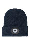 Bonnet avec lampe LED