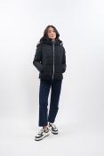 Parka impermeable ADELE Harcour  prune/noir