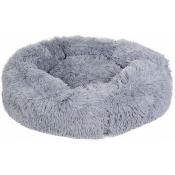 Coussin pour chien Fluffy XL/100cm de diamètre gris clair