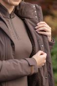 Parka impermeable doublée fourrure teddy