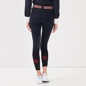 Pantalon JAMIA GAZE bleu nuit