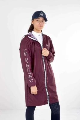 Imperméable long GABIN LeSabotier bordeaux