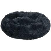 Coussin pour chien Fluffy XL/100cm de diamètre gris foncé