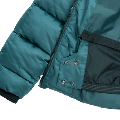 doudoune vert canard femme