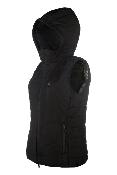 Veste sans manche chauffante avec capuche HKM noir