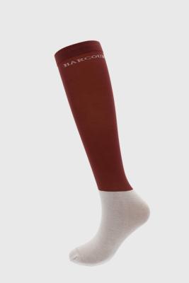 Chaussettes VAYA Harcour noir/vigne
