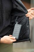 Doudoune homme chauffante noir