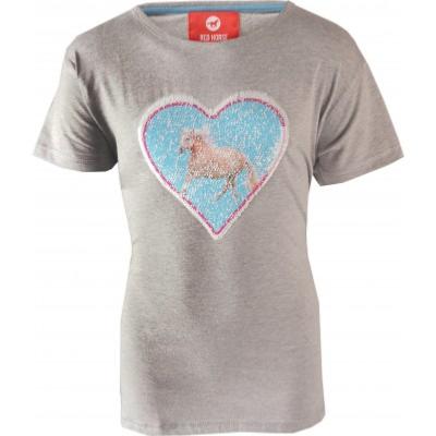 Tshirt enfant gris/sequin réversible