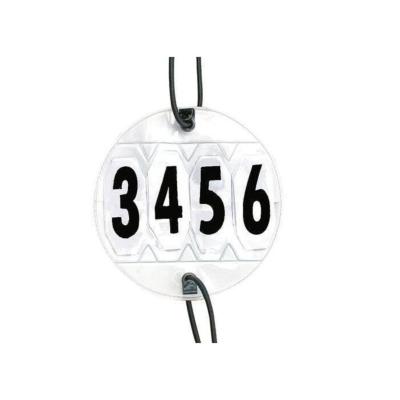 Numeros 4 chiffres bridon - lot de 2