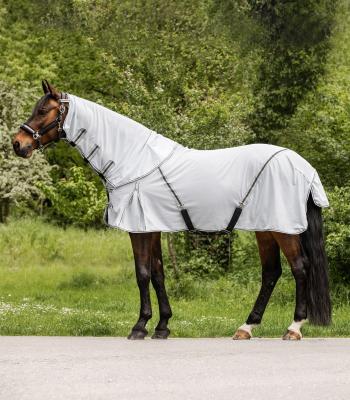 Chemise antimouche avec encolure gris/noir