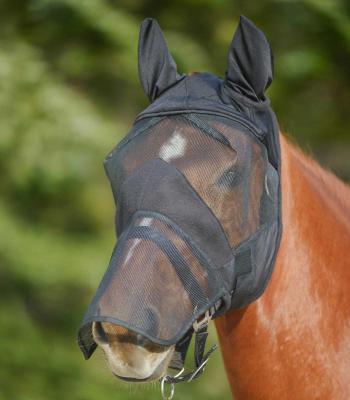 Masque antimouche avec oreilles et naseaux